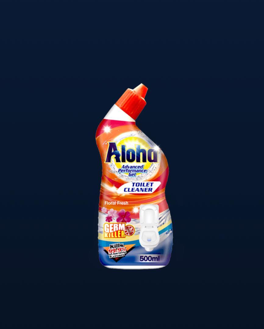 Aloha Toilet Cleaner Gel Floral 12 X 500ml