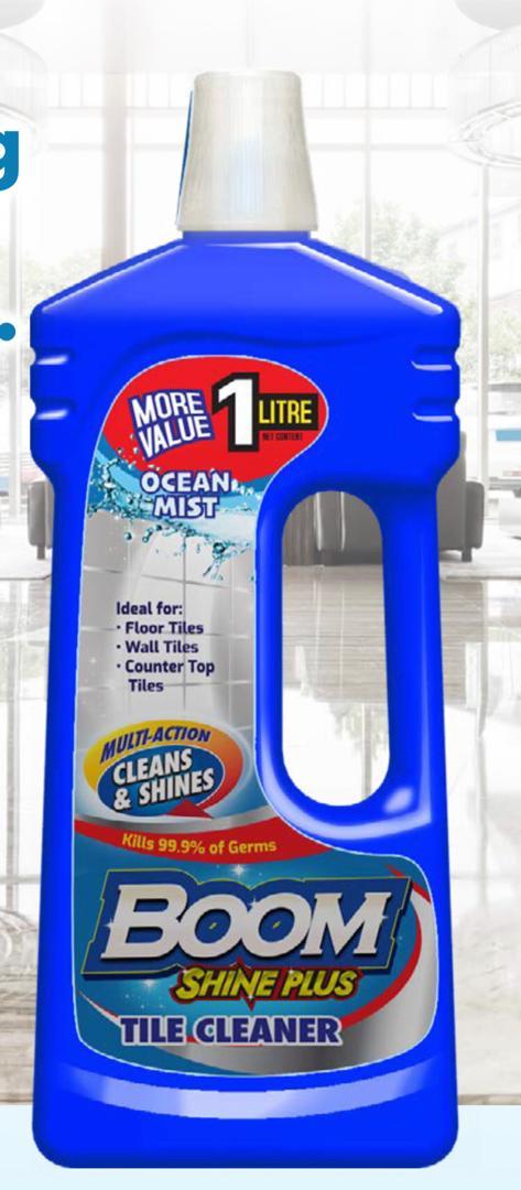 Boom Tile Cleaner Ocean Mist 12 X 1l