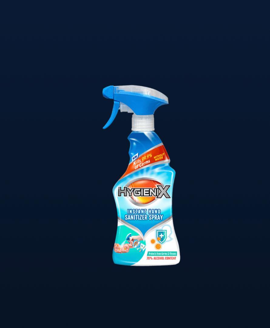 Hygienix Instant Hand Sanitizer Spray 12x750mls